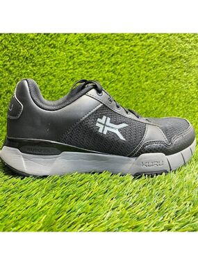 Kuru Quantum 2.0 Mens Size‎ 8E Jet Black Gray Athletic Running Shoes Sneakers